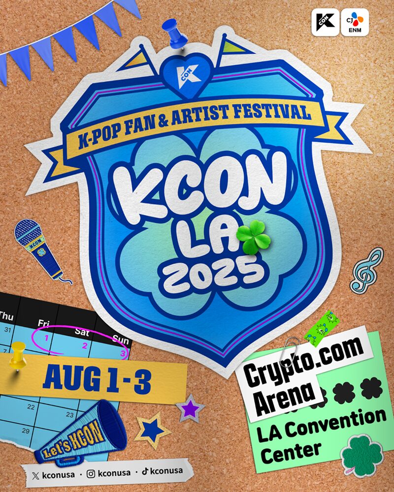 KCON LA 2025 Drops Star-Studded First Lineup Featuring IVE, SEVENTEEN’s Hoshi x Woozi, ZEROBASEONE & More 2 KCON 2025 POSTER