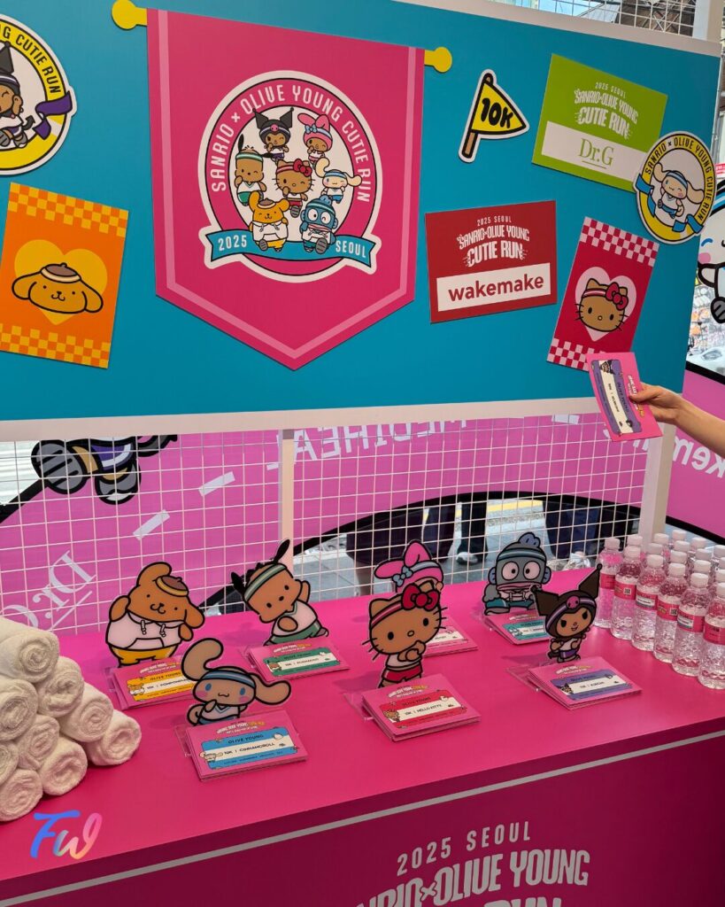 Olive Young X Sanrio “Cutie Run” Pop-up Visit! 4 3