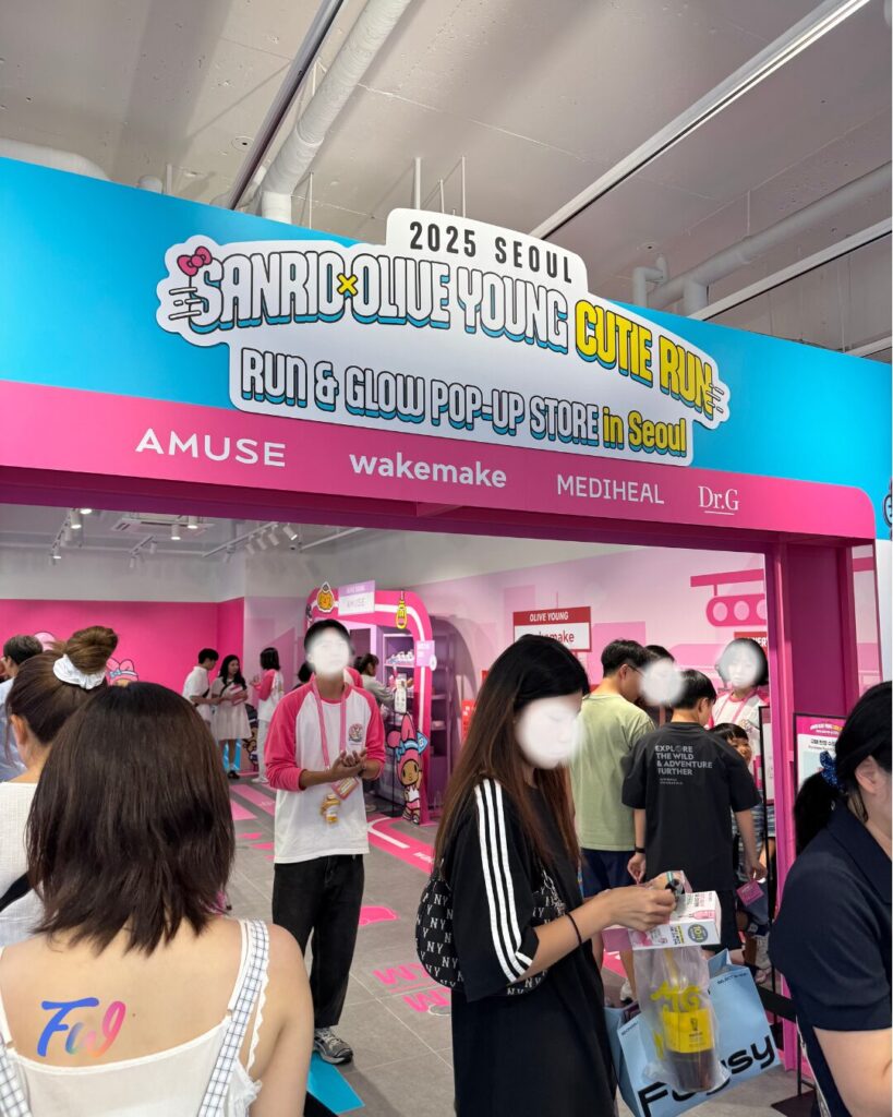 Olive Young X Sanrio “Cutie Run” Pop-up Visit! 3 4