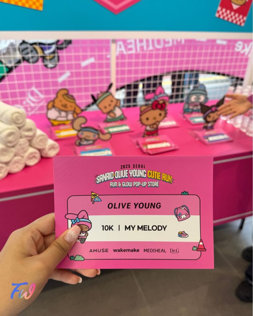 Olive Young X Sanrio “Cutie Run” Pop-up Visit! 11 5 3