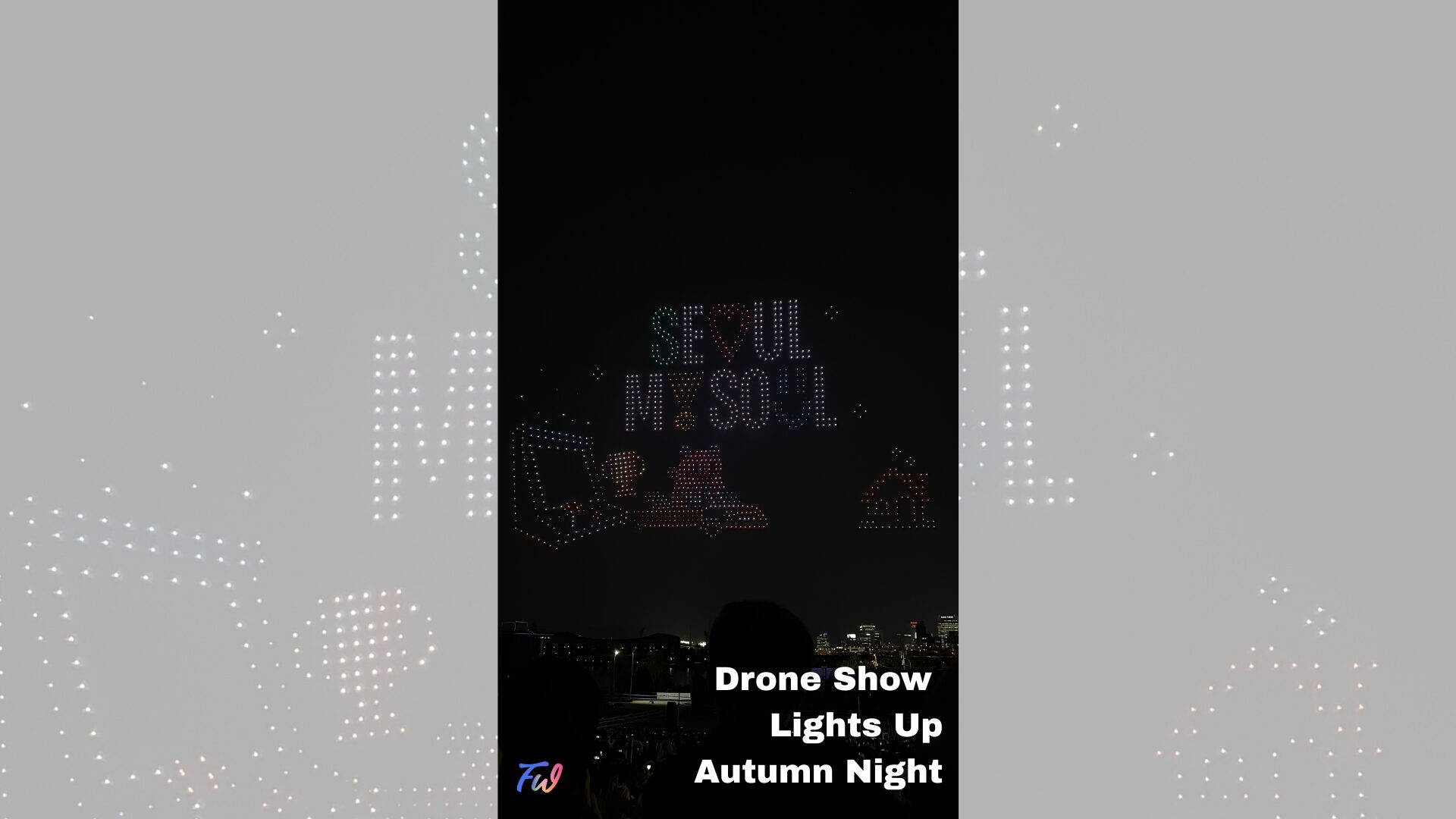 Drone Show Lights Up Autumn Night